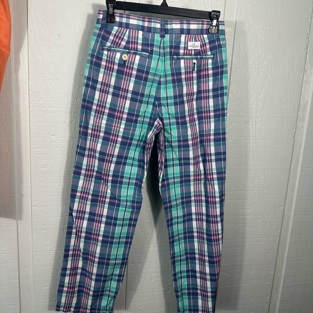 Vineyard Vines Boys Seaway Plaid Club Pants Size 14 EUC - Picture 5 of 10